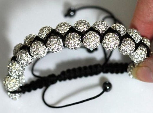 DIY: Sparkling Shamballa Style Bracelet