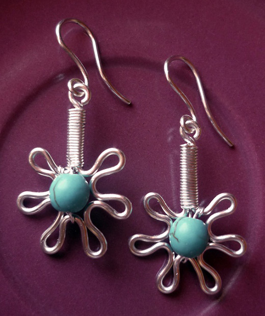 A Pair of Wire And Bead Earrings for You – Nbeads