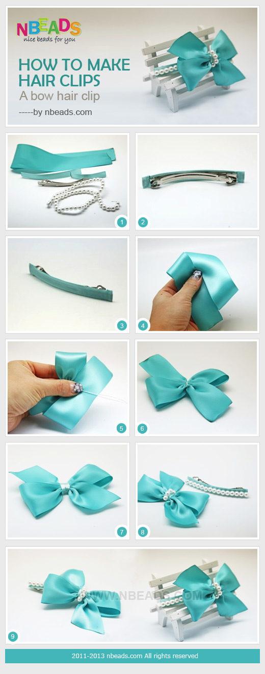 how to make hair clips