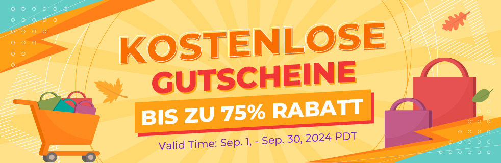 KOSTENLOSE GUTSCHEINE BIS ZU 75% RABATT