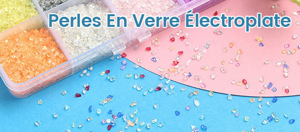 Perles En Verre Électroplate -60%