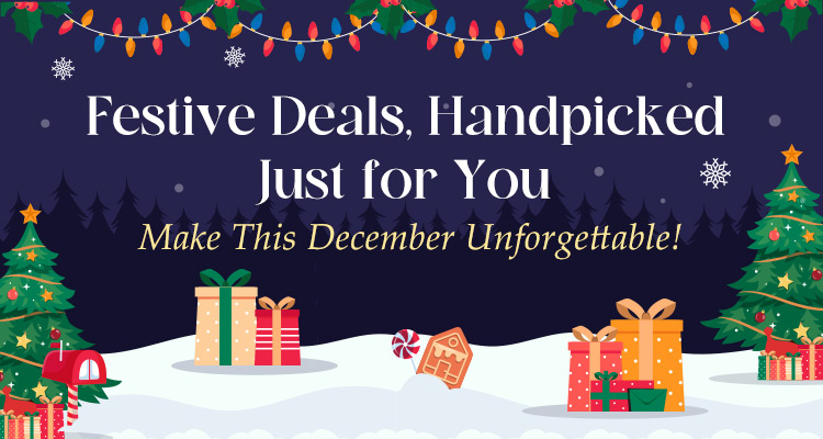 Festive Deals, Handpicked Just for You – Make This December Unforgettable!